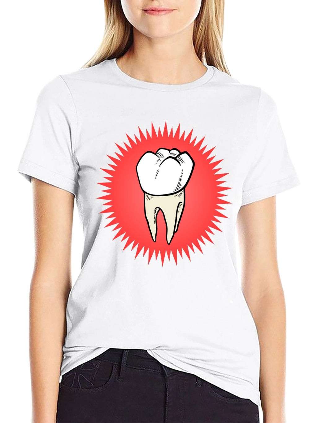 Tooth Graphic Tee - Funny Dental T-Shirt