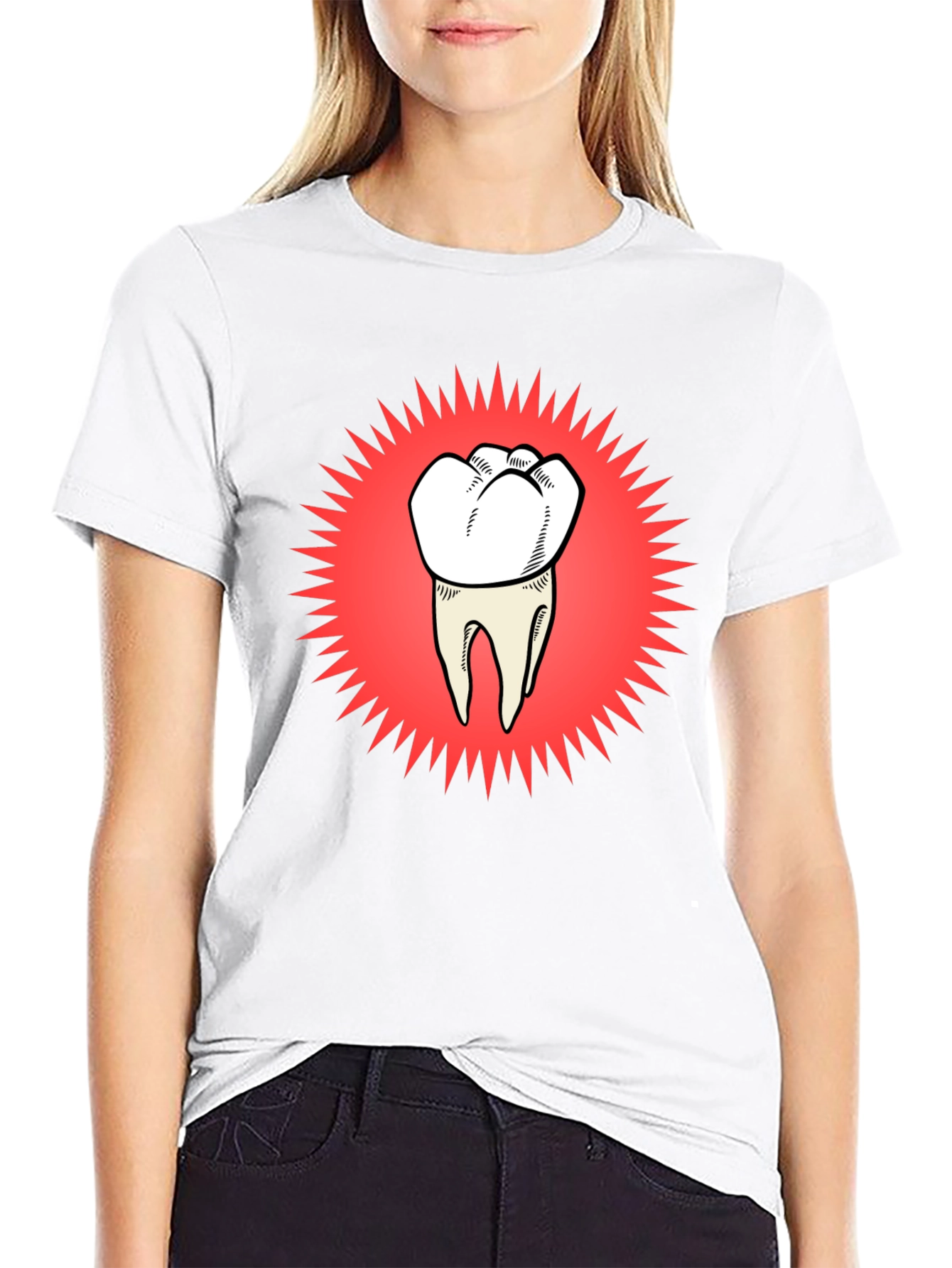Tooth Graphic Tee - Funny Dental T-Shirt