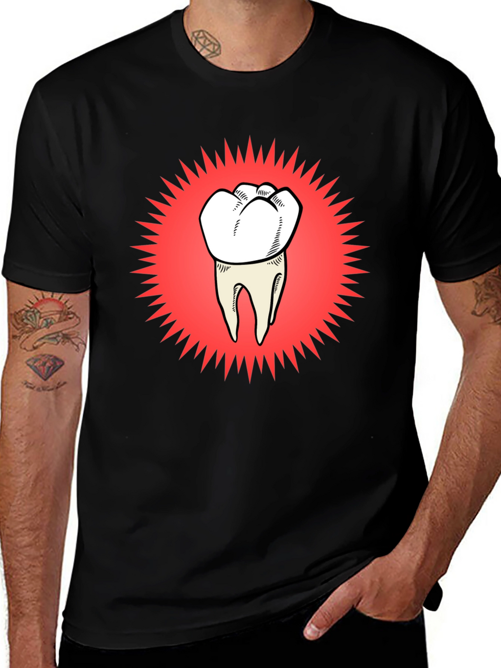 Tooth Graphic Tee - Funny Dental T-Shirt