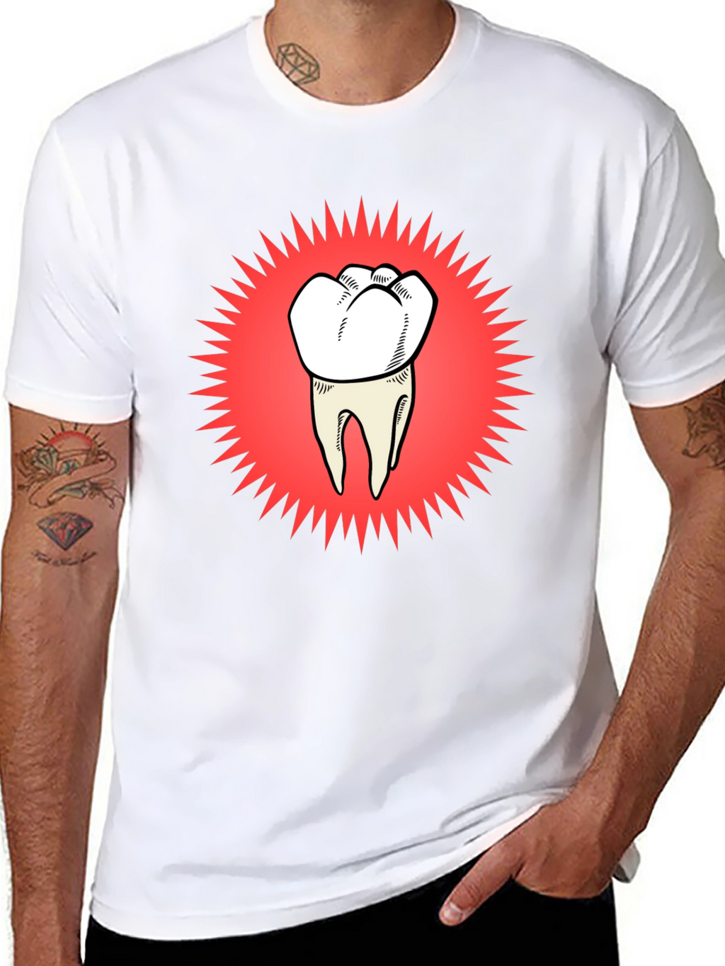Tooth Graphic Tee - Funny Dental T-Shirt