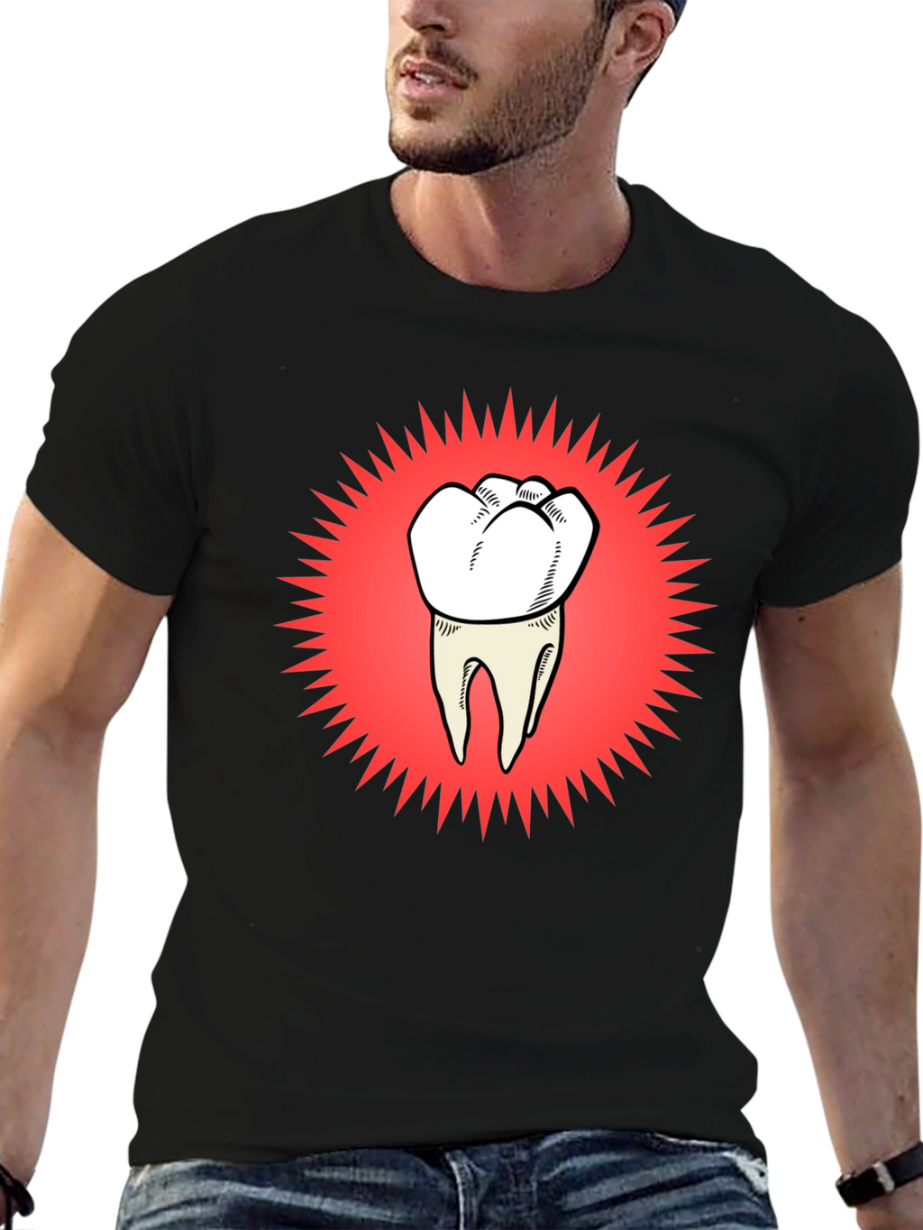 Tooth Graphic Tee - Funny Dental T-Shirt