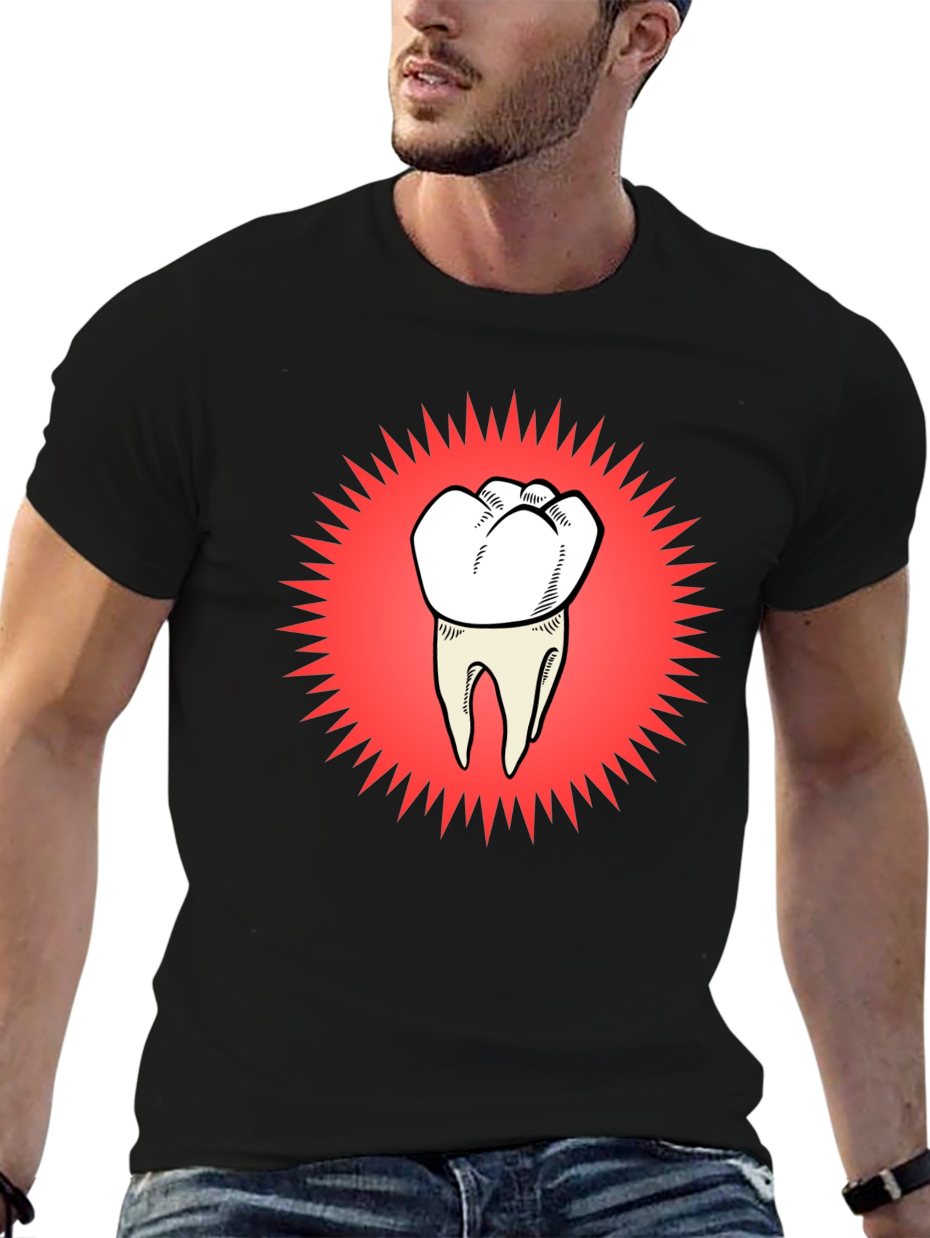 Tooth Graphic Tee - Funny Dental T-Shirt