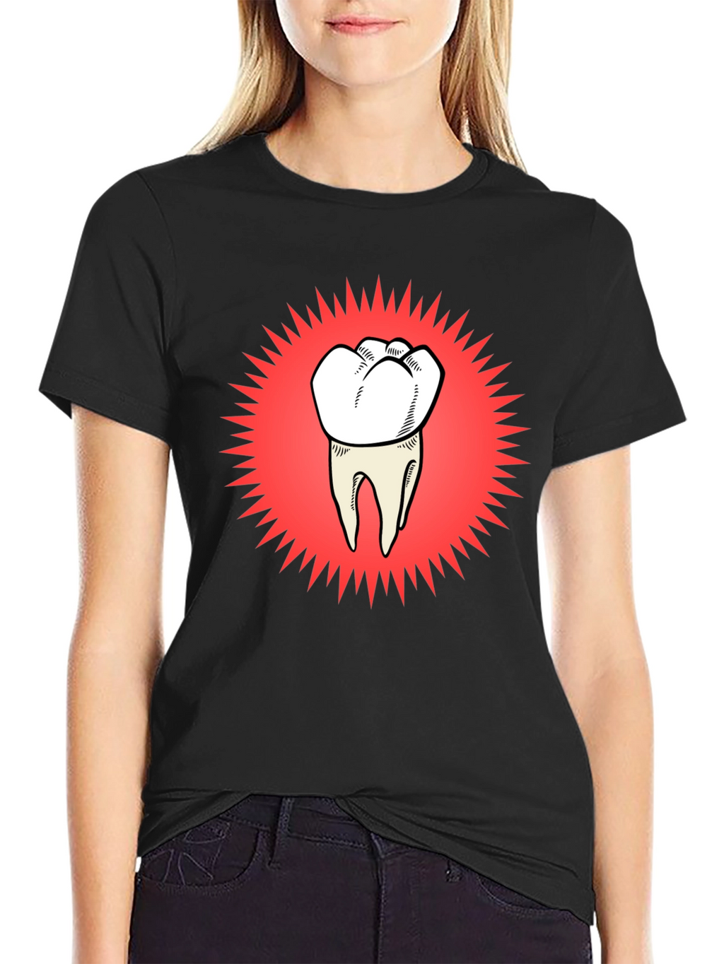 Tooth Graphic Tee - Funny Dental T-Shirt