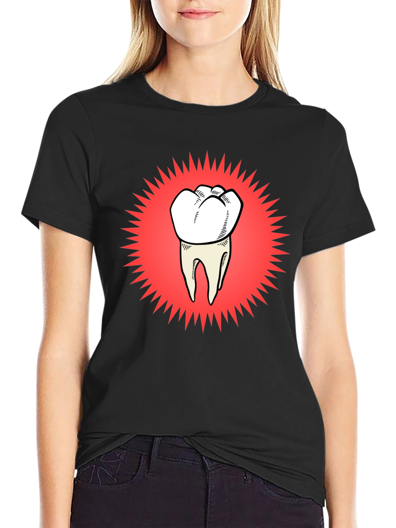 Tooth Graphic Tee - Funny Dental T-Shirt