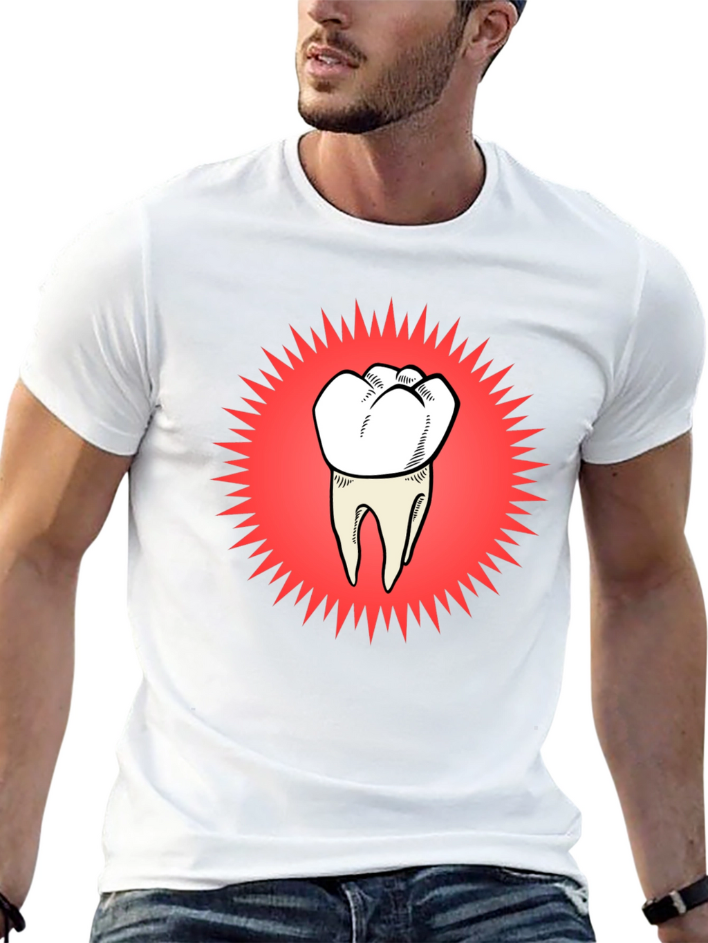 Tooth Graphic Tee - Funny Dental T-Shirt