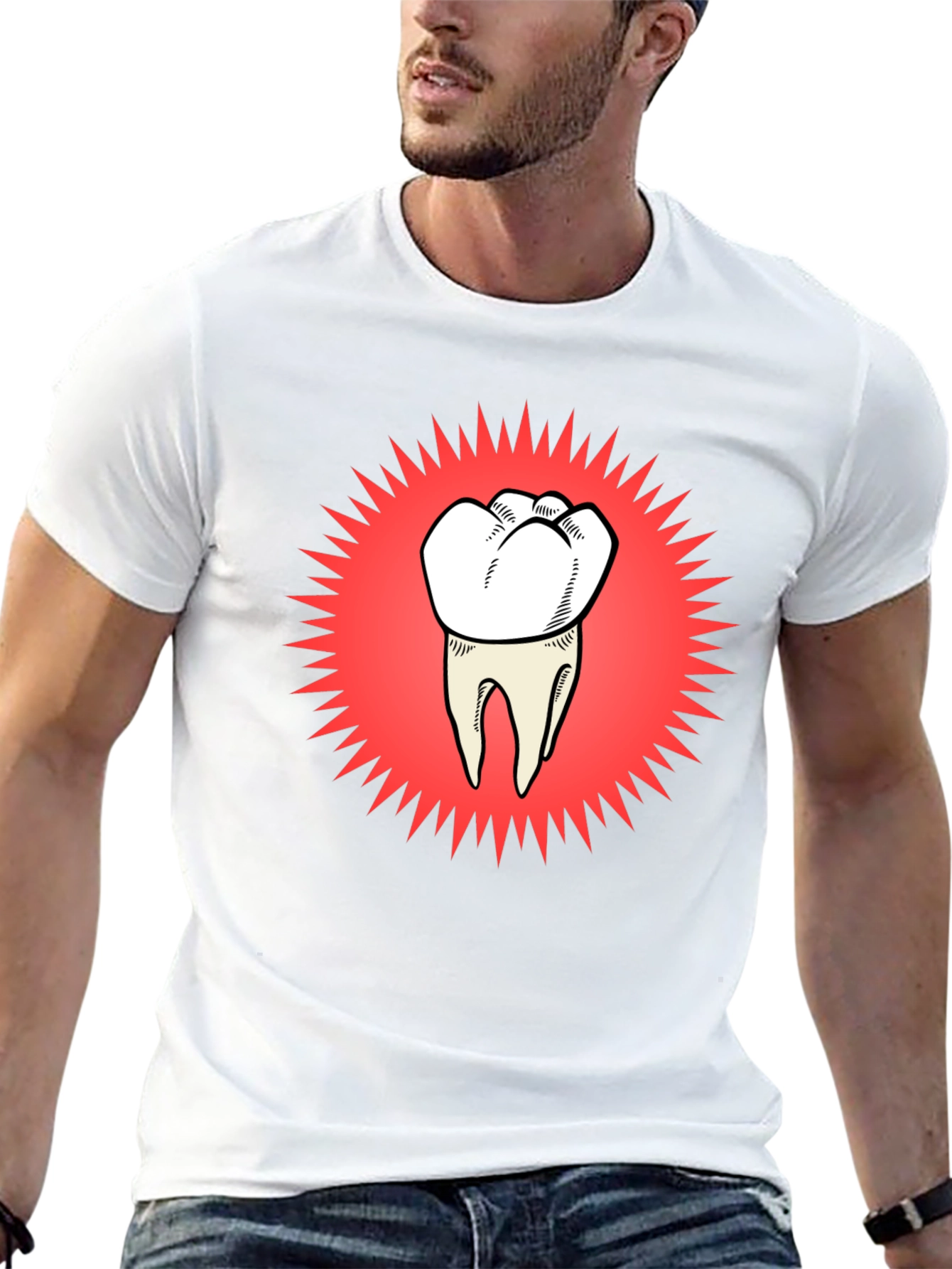 Tooth Graphic Tee - Funny Dental T-Shirt