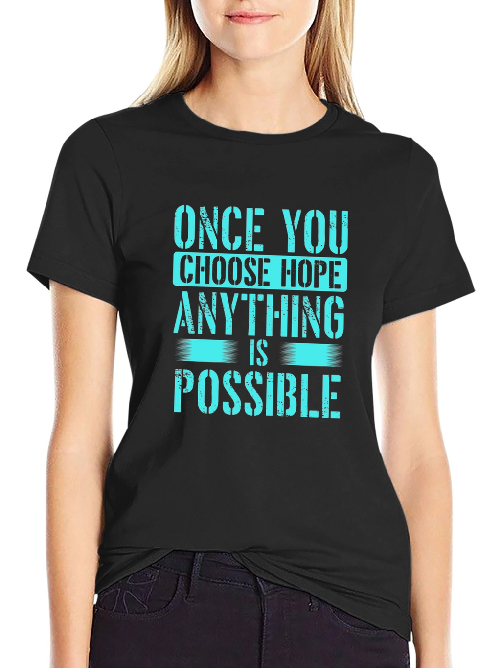 Hopeful Graphic Tee - Anything is Possible
