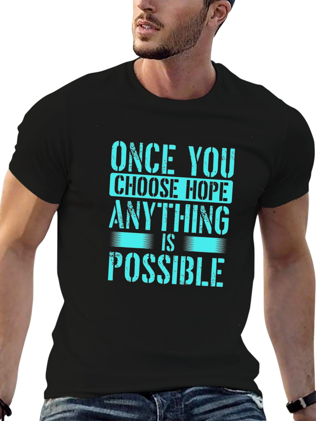 Hopeful Graphic Tee - Anything is Possible