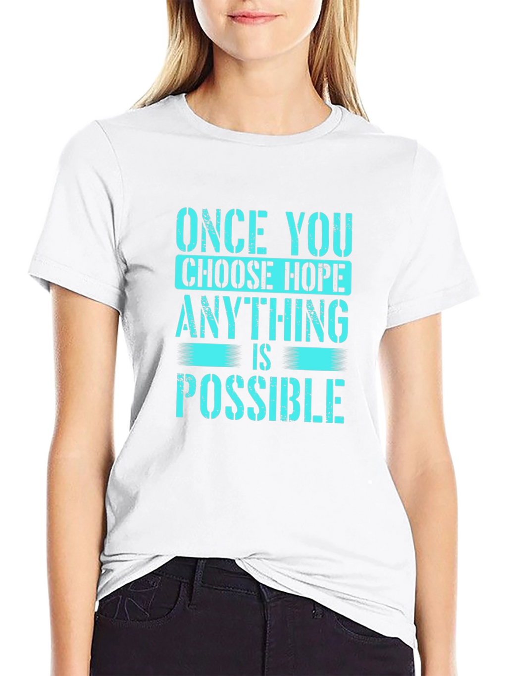 Hopeful Graphic Tee - Anything is Possible
