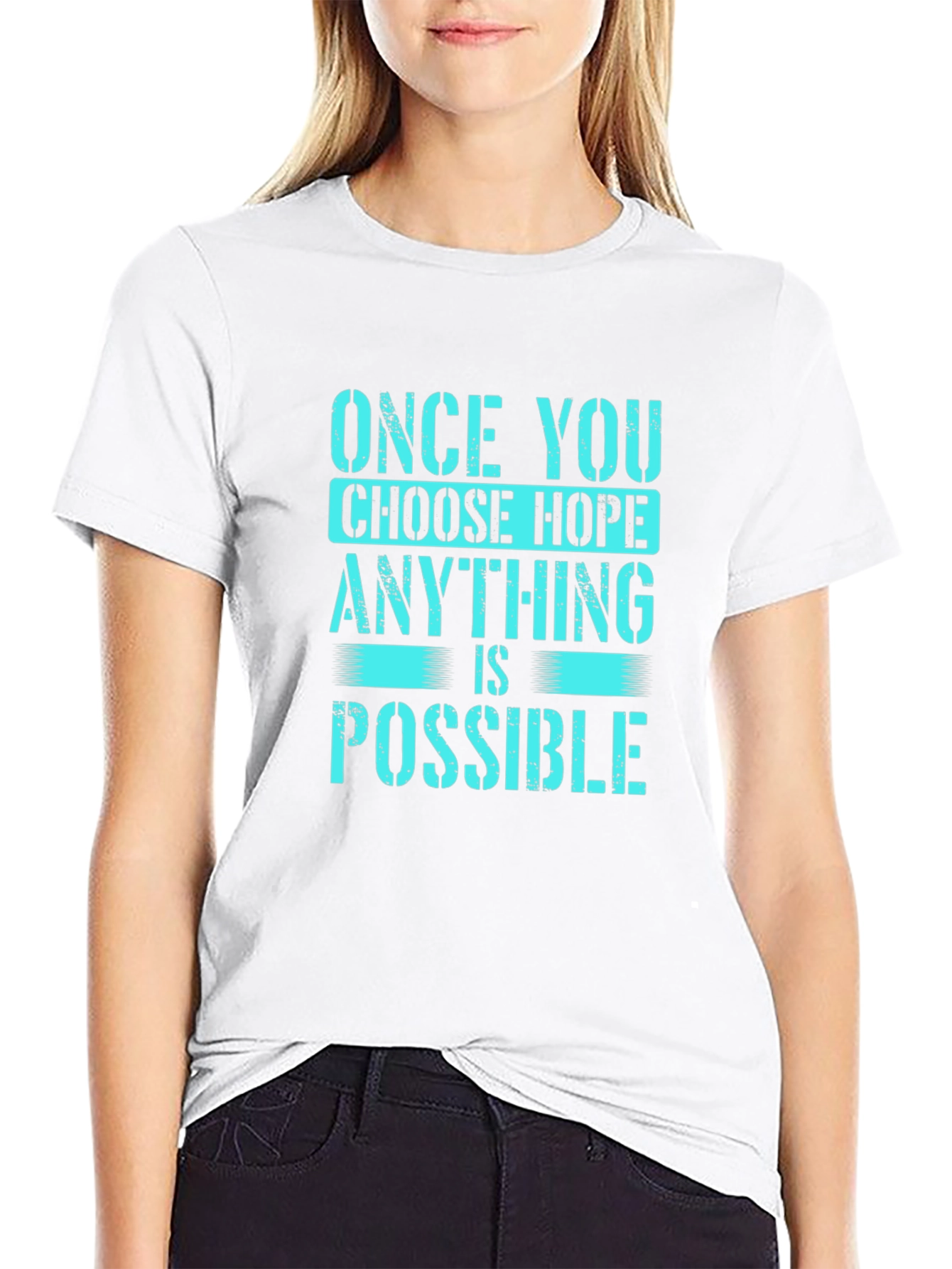 Hopeful Graphic Tee - Anything is Possible