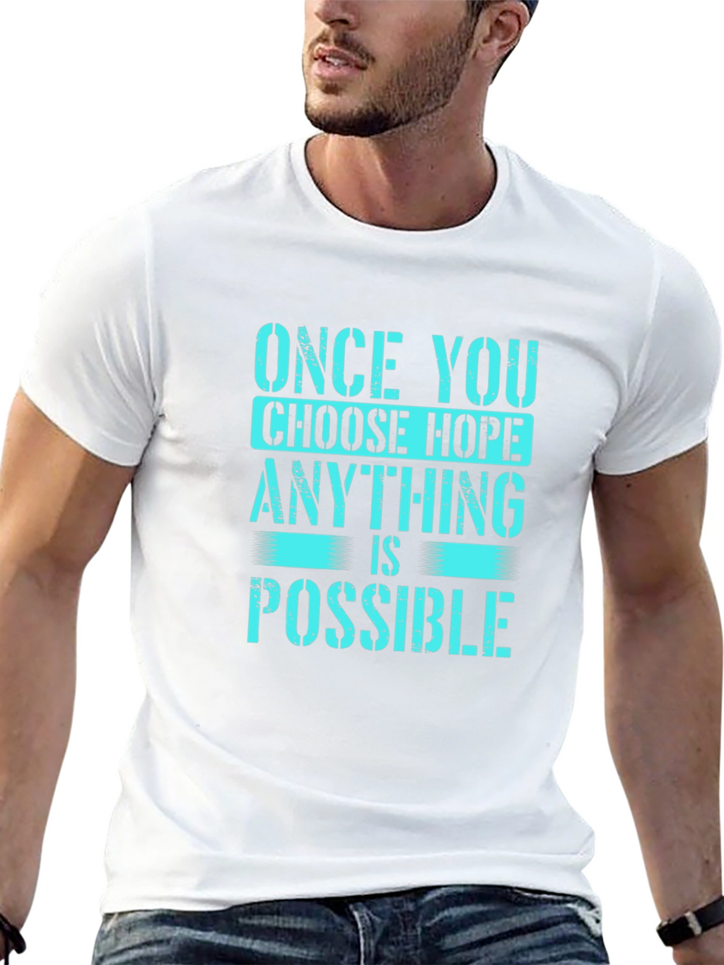 Hopeful Graphic Tee - Anything is Possible