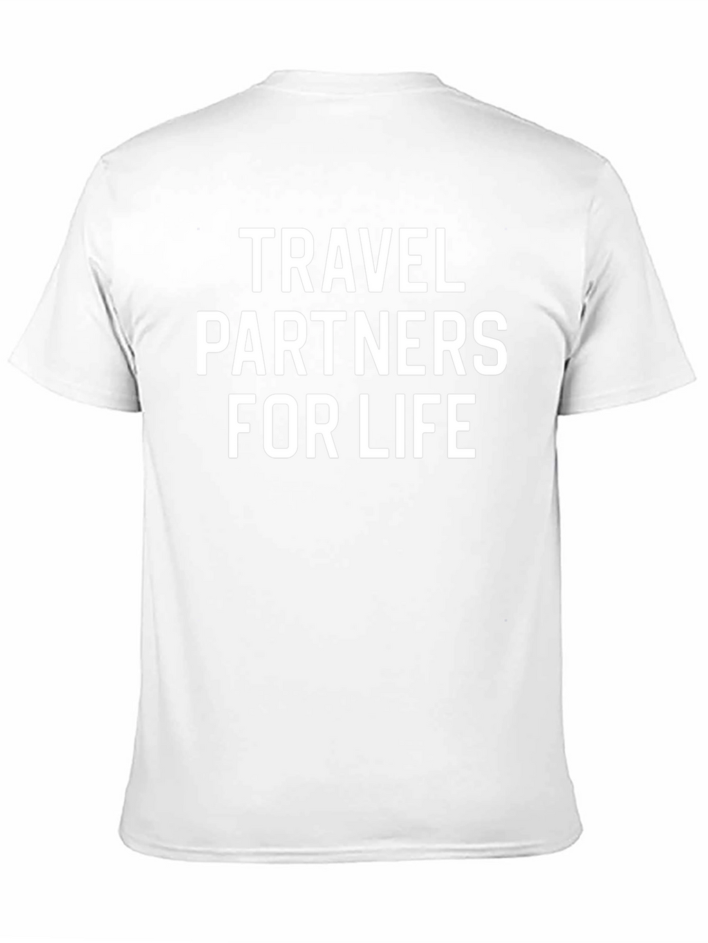 Travel Partners For Life T-Shirt Black Crewneck