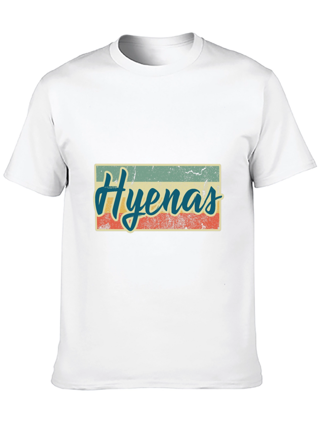 Retro Hyenas Graphic T-Shirt - Black