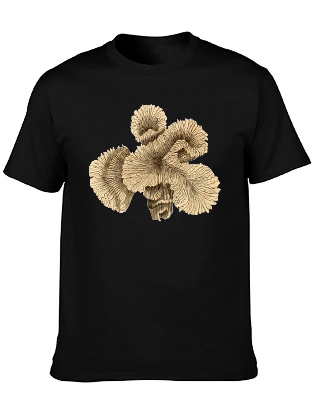 Abstract Coral Graphic Print T-Shirt