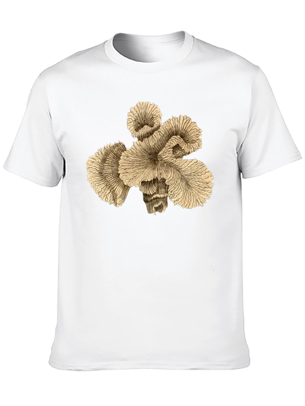 Abstract Coral Graphic Print T-Shirt