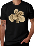 Abstract Coral Graphic Print T-Shirt