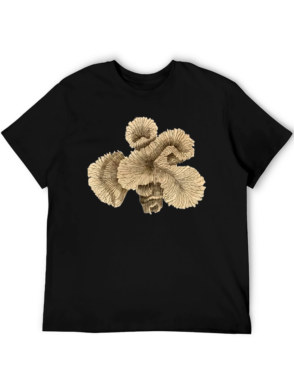 Abstract Coral Graphic Print T-Shirt