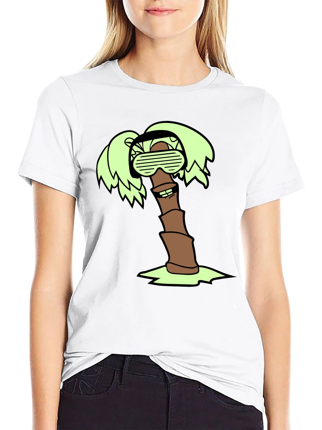 Cool Palm Tree Graphic T-Shirt