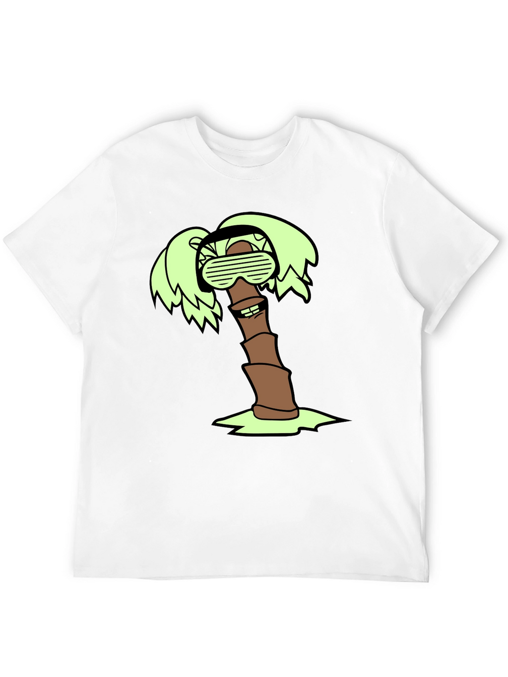 Cool Palm Tree Graphic T-Shirt