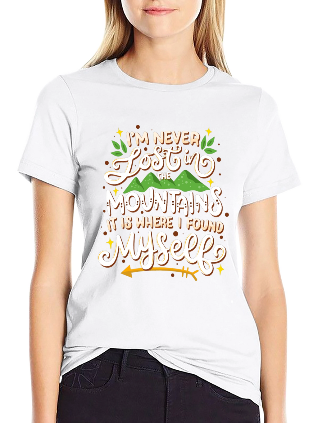 Mountain Lover T-Shirt: Never Lost Found Myself