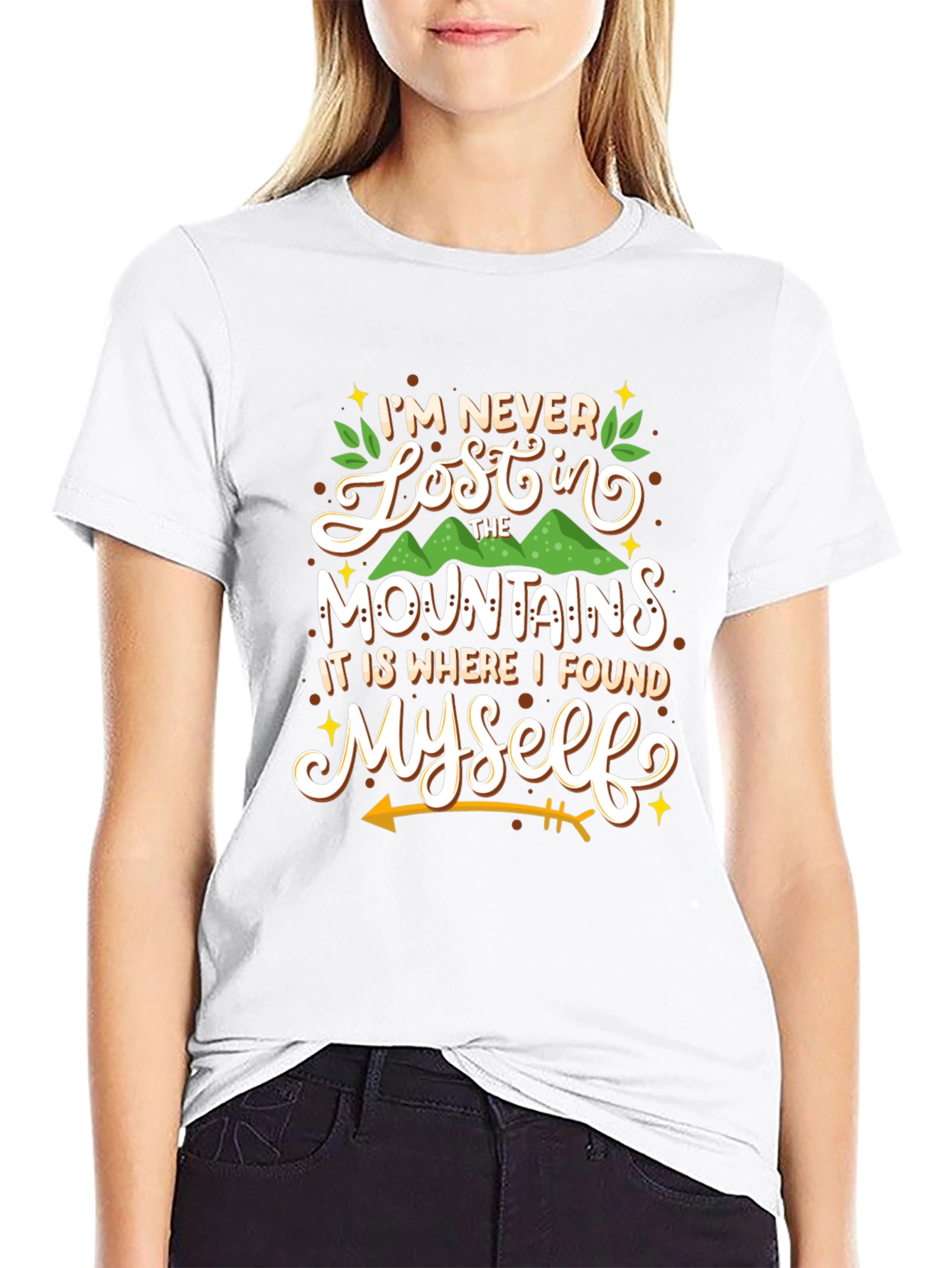 Mountain Lover T-Shirt: Never Lost Found Myself