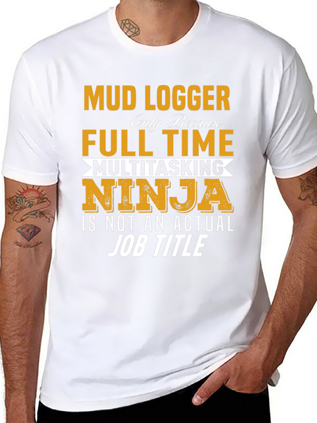 Mud Logger Novelty Graphic Tee