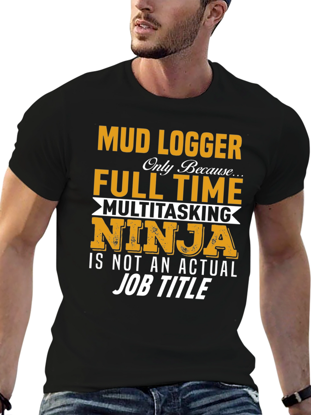 Mud Logger Novelty Graphic Tee