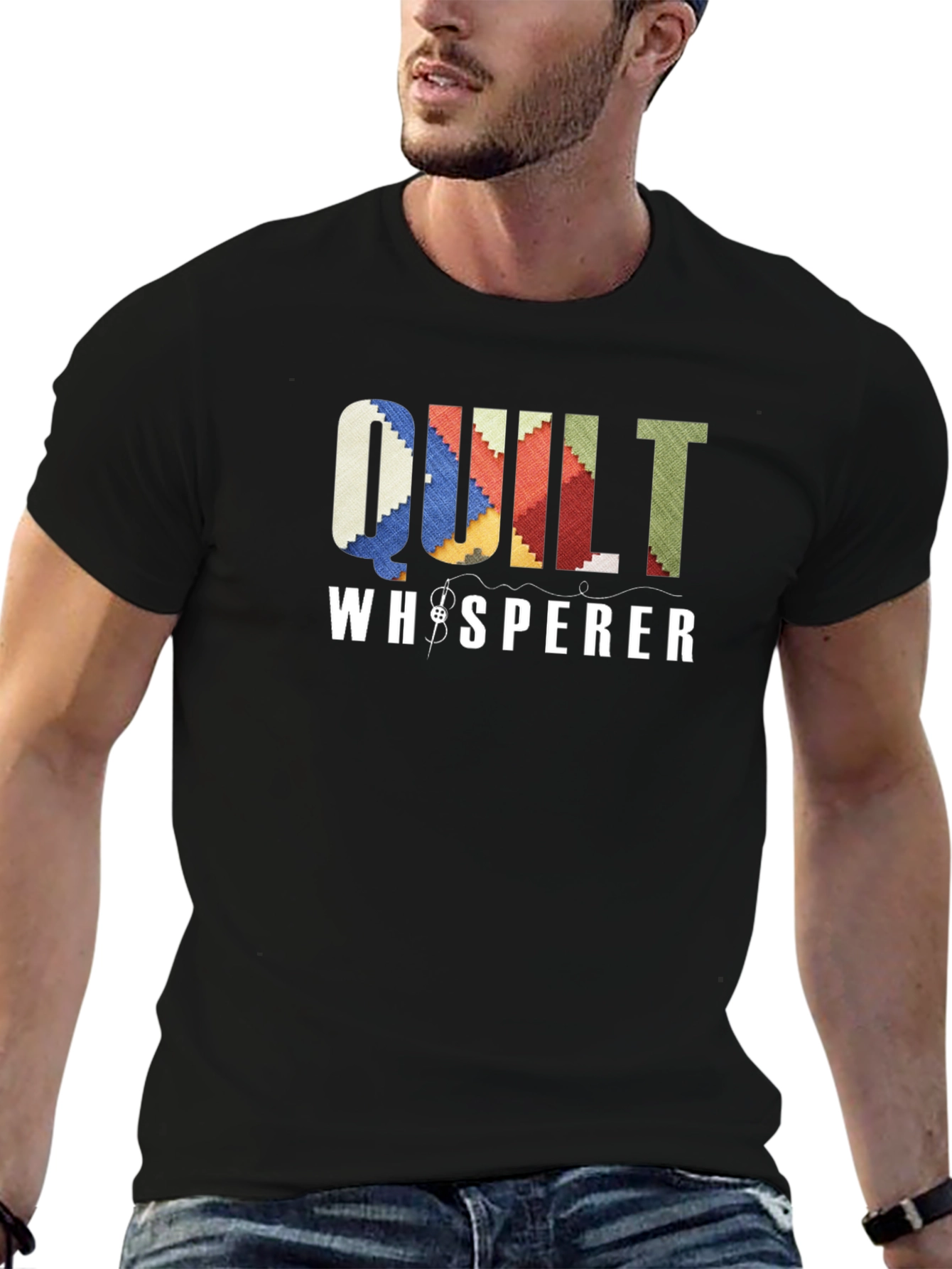 Quilt Whisperer Graphic Tee - Quilting Lovers Gift