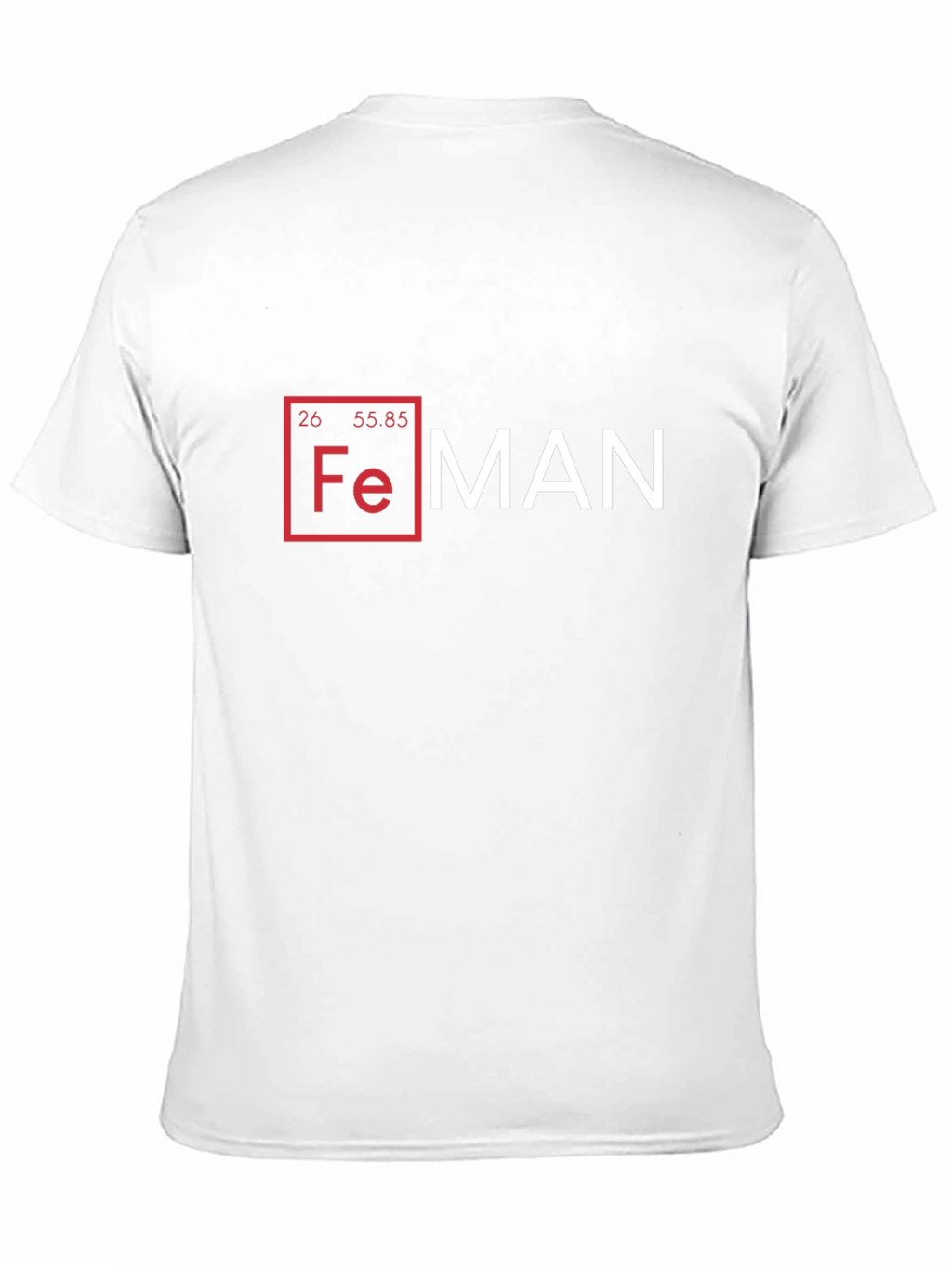Fe Man T-Shirt: Iron Man Inspired Chemistry Tee