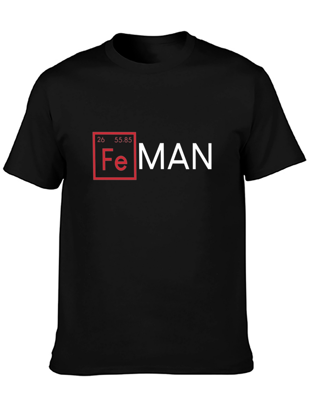 Fe Man T-Shirt: Iron Man Inspired Chemistry Tee