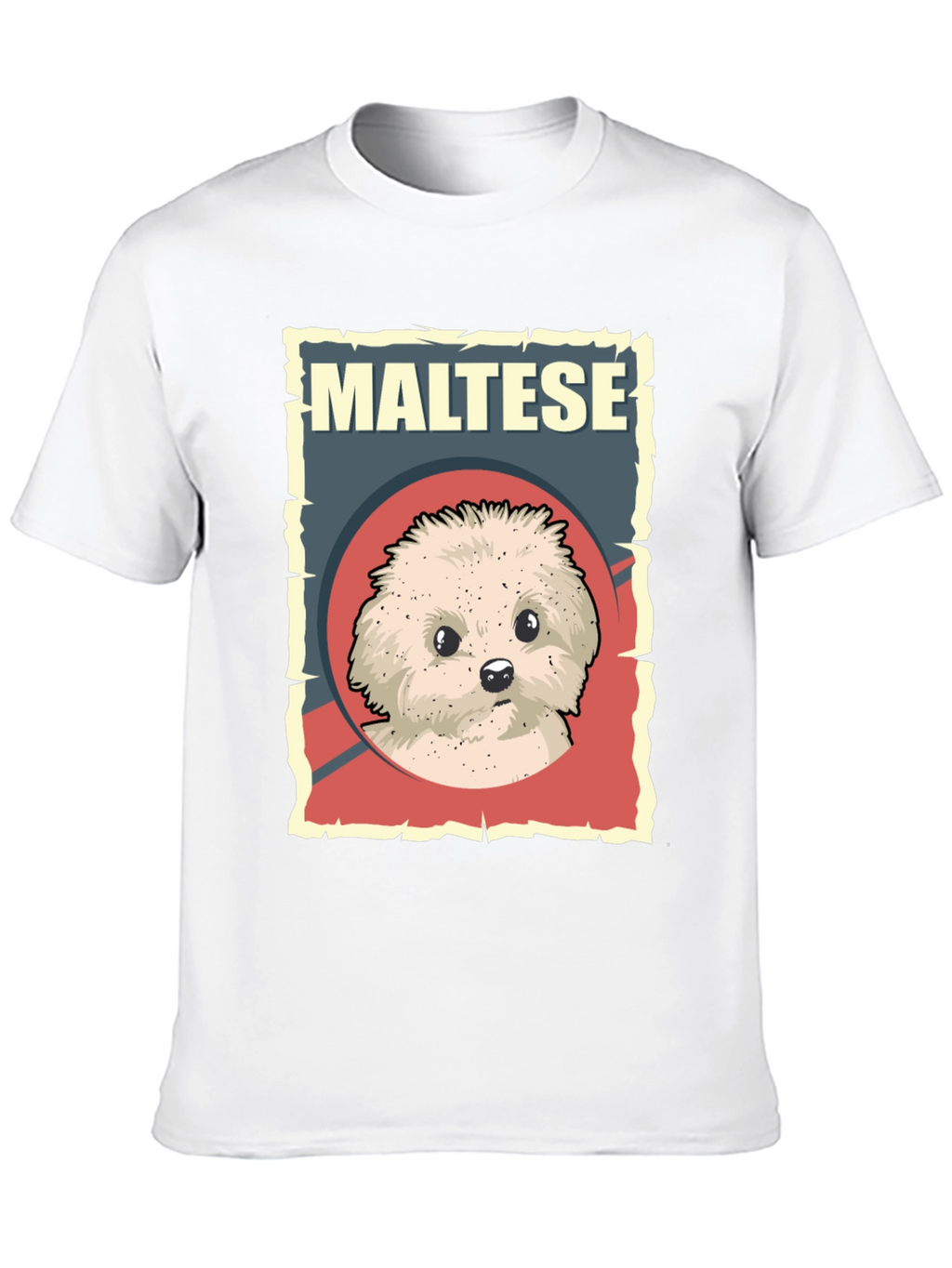 Maltese Dog Breed T-Shirt - Cute Puppy Graphic Tee