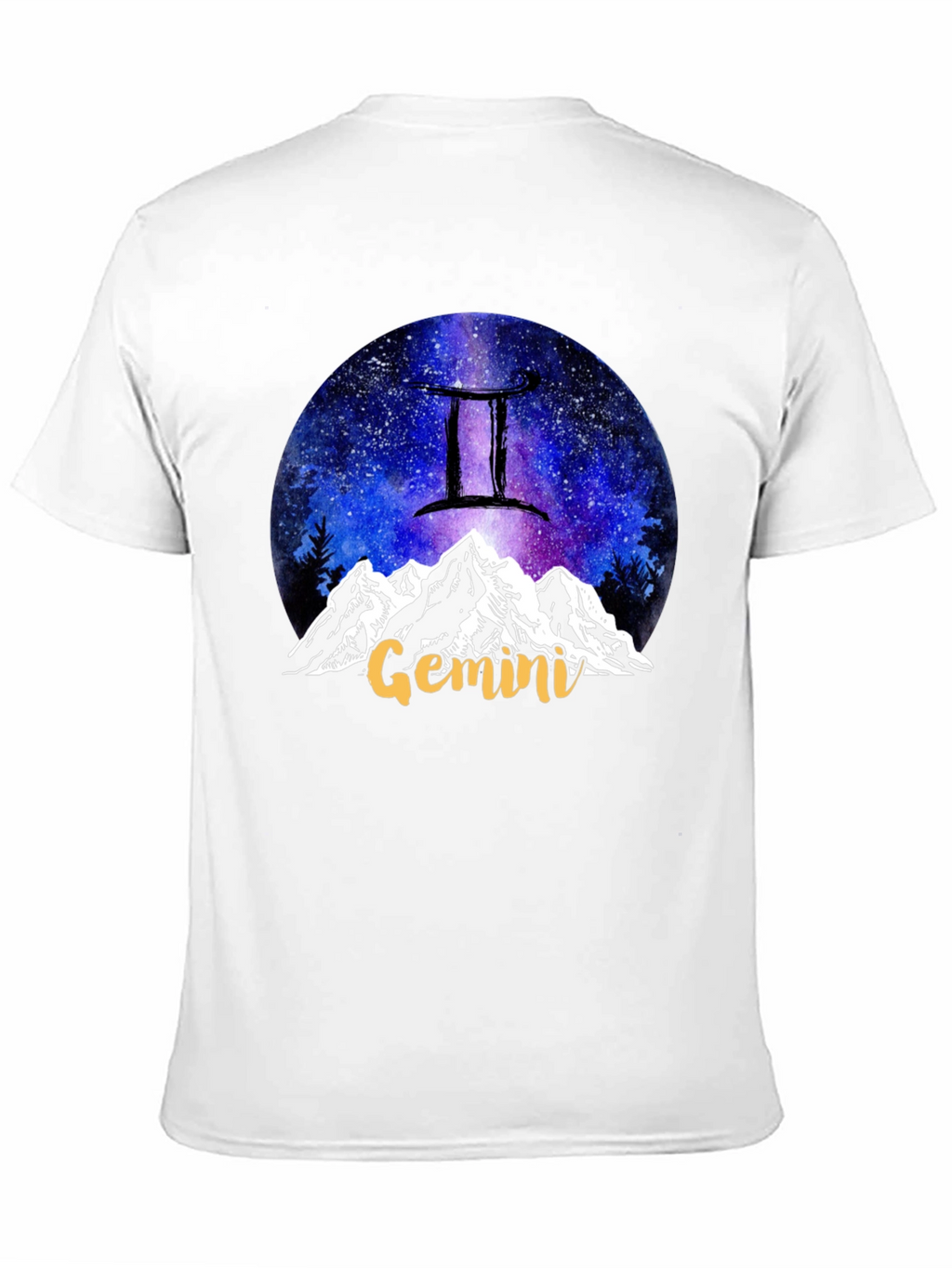 Gemini Zodiac Mountain T-Shirt