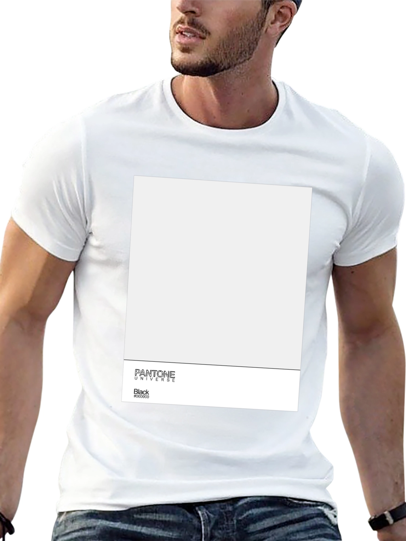 Pantone Universe Black T-Shirt - Modern Graphic Tee