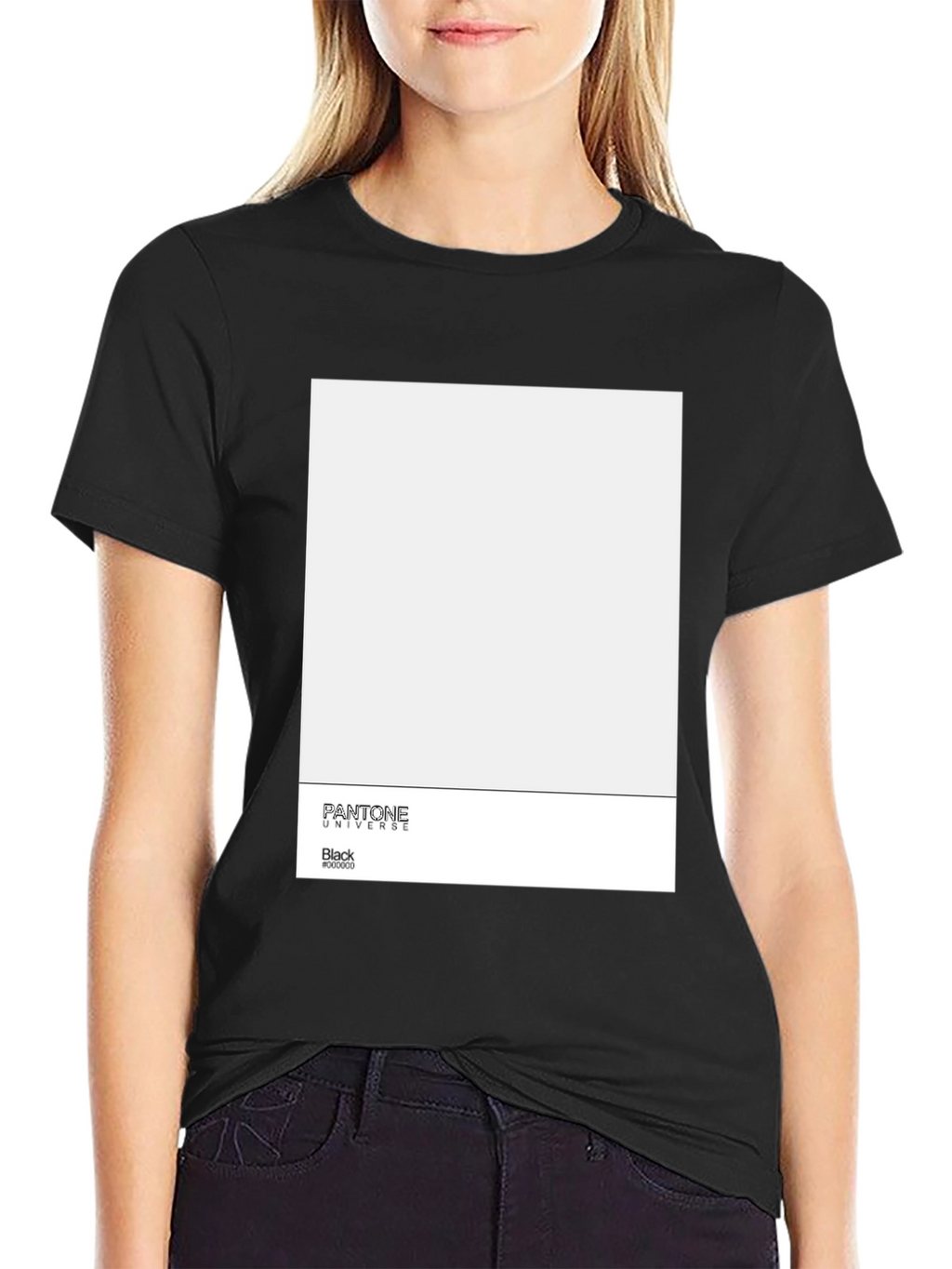 Pantone Universe Black T-Shirt - Modern Graphic Tee
