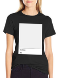 Pantone Universe Black T-Shirt - Modern Graphic Tee