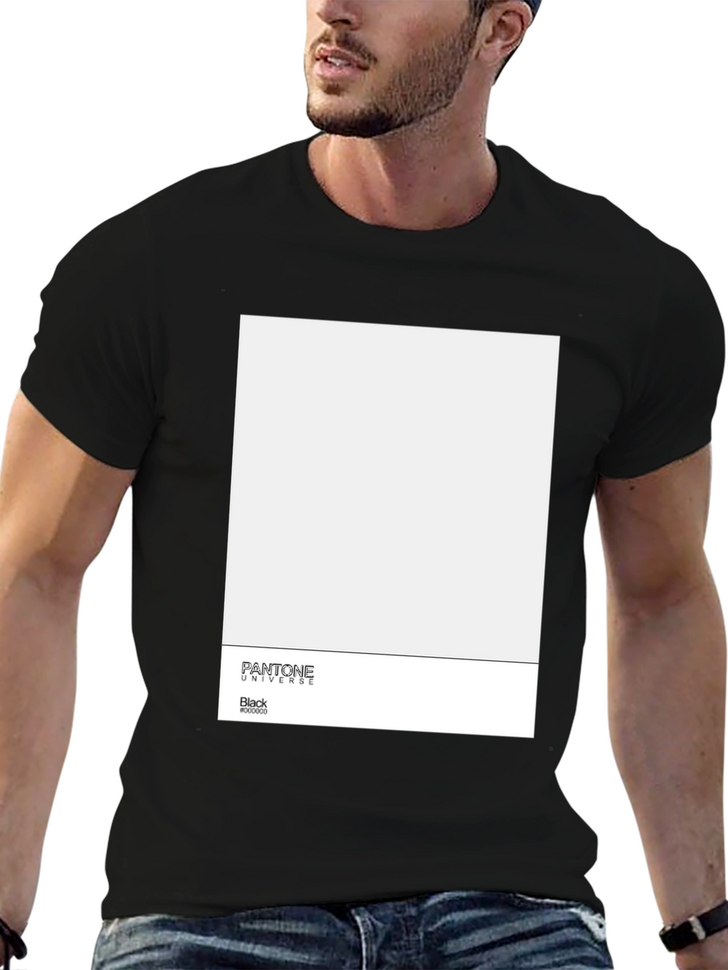Pantone Universe Black T-Shirt - Modern Graphic Tee