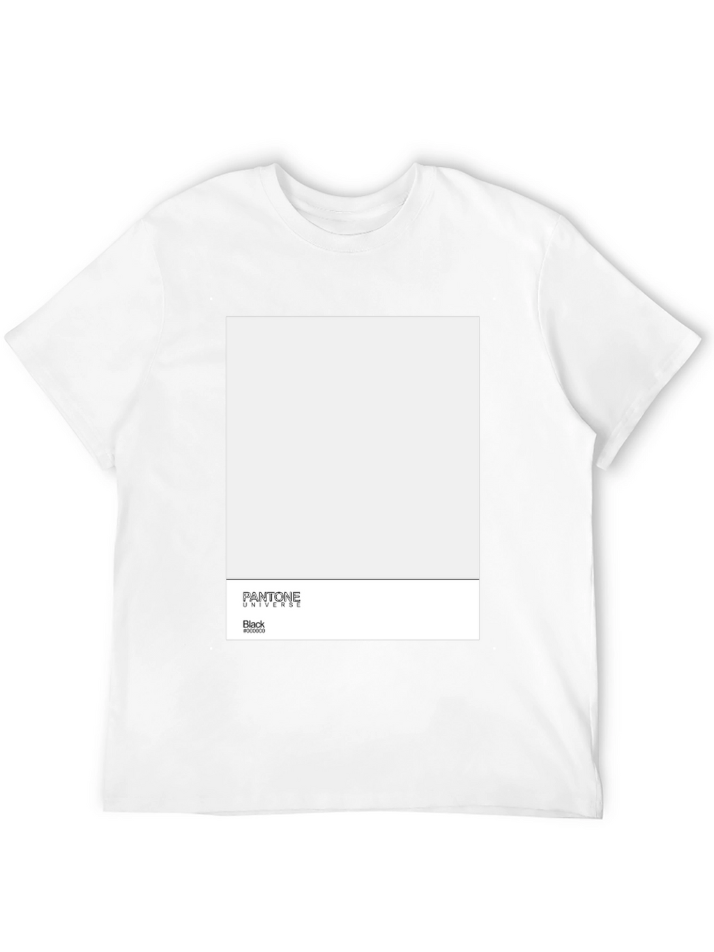 Pantone Universe Black T-Shirt - Modern Graphic Tee