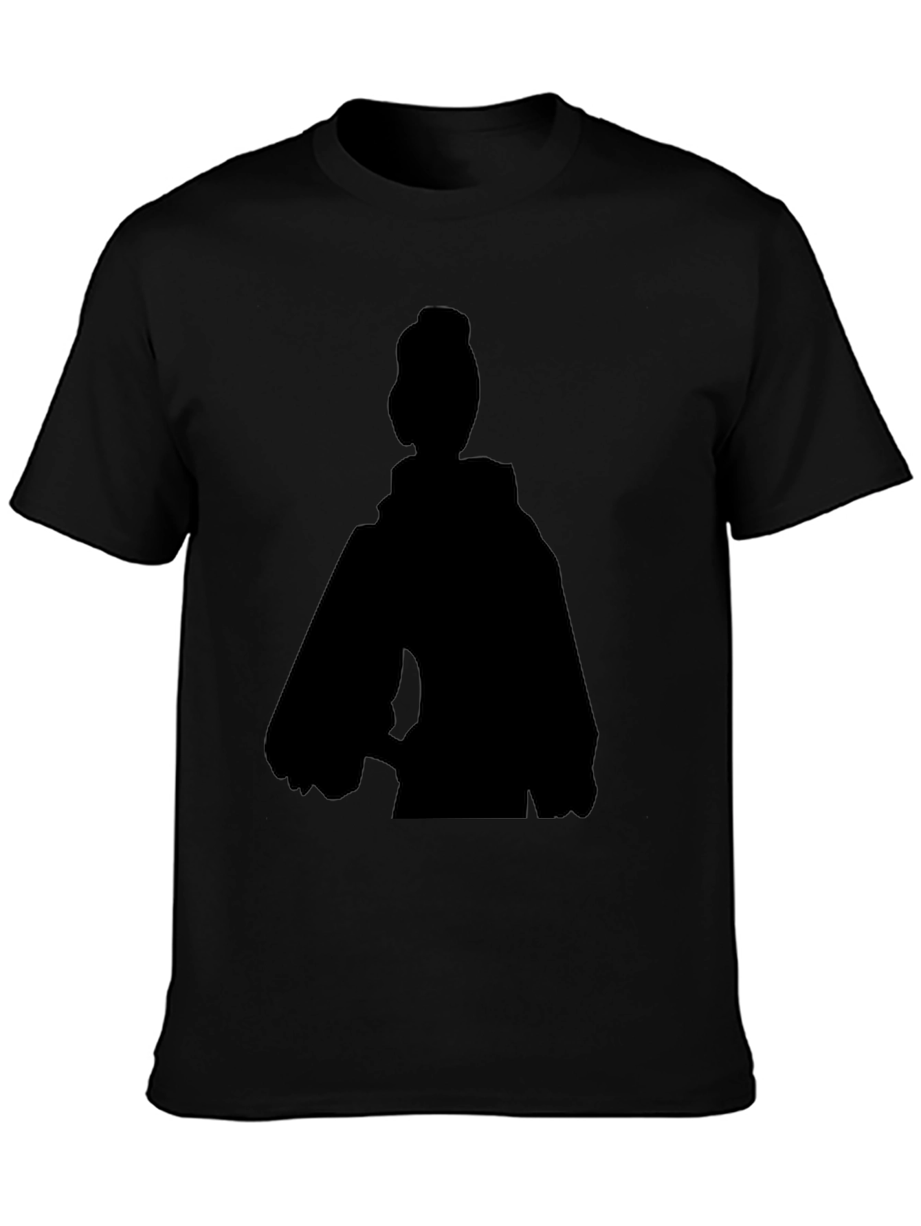Silhouette Graphic Tee - Black Casual Top