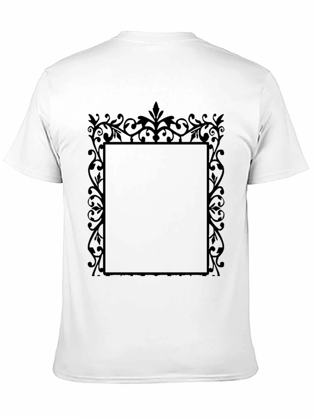 Elegant Framed Black Tee