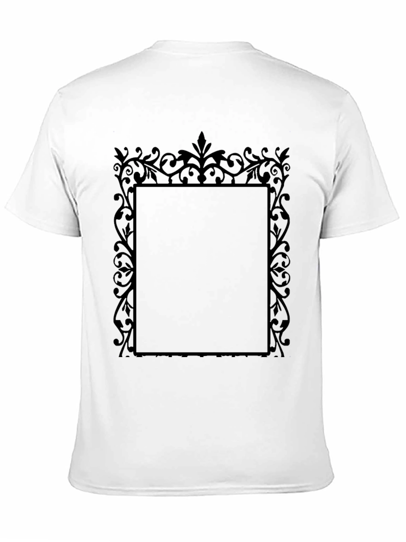 Elegant Framed Black Tee