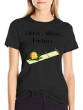 Citius Altius Fortius Snail Graphic Tee