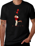 Romantic Embrace Tee: Valentines Day Couple in Love Shirt