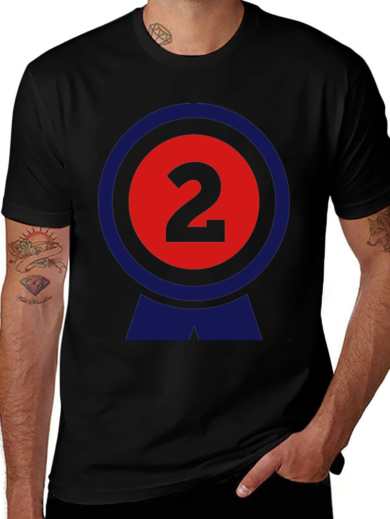 Number Two T-Shirt - Novelty Funny Shirt