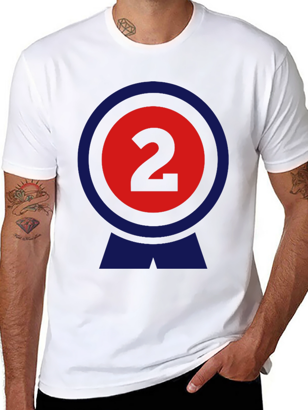 Number Two T-Shirt - Novelty Funny Shirt