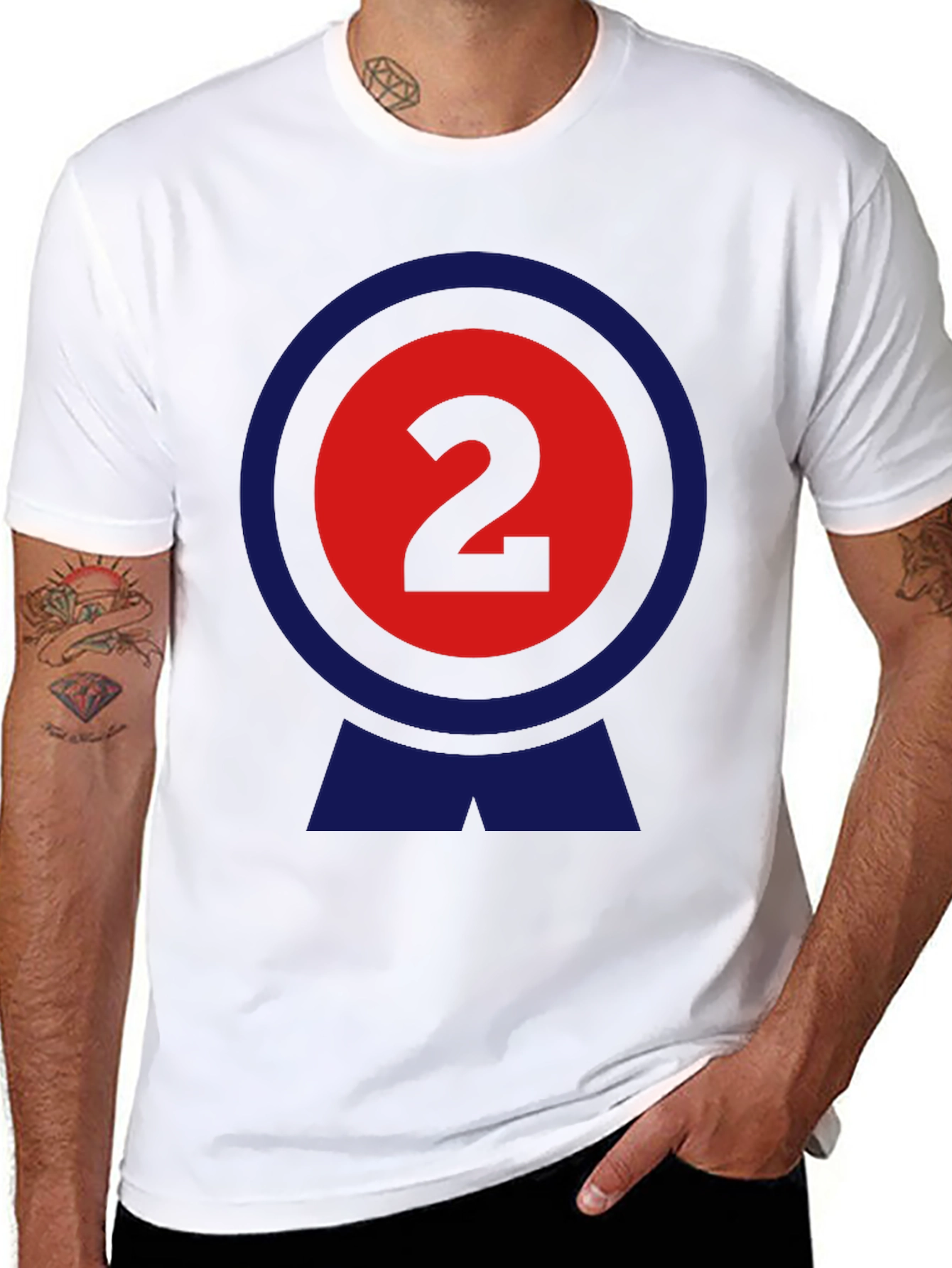 Number Two T-Shirt - Novelty Funny Shirt