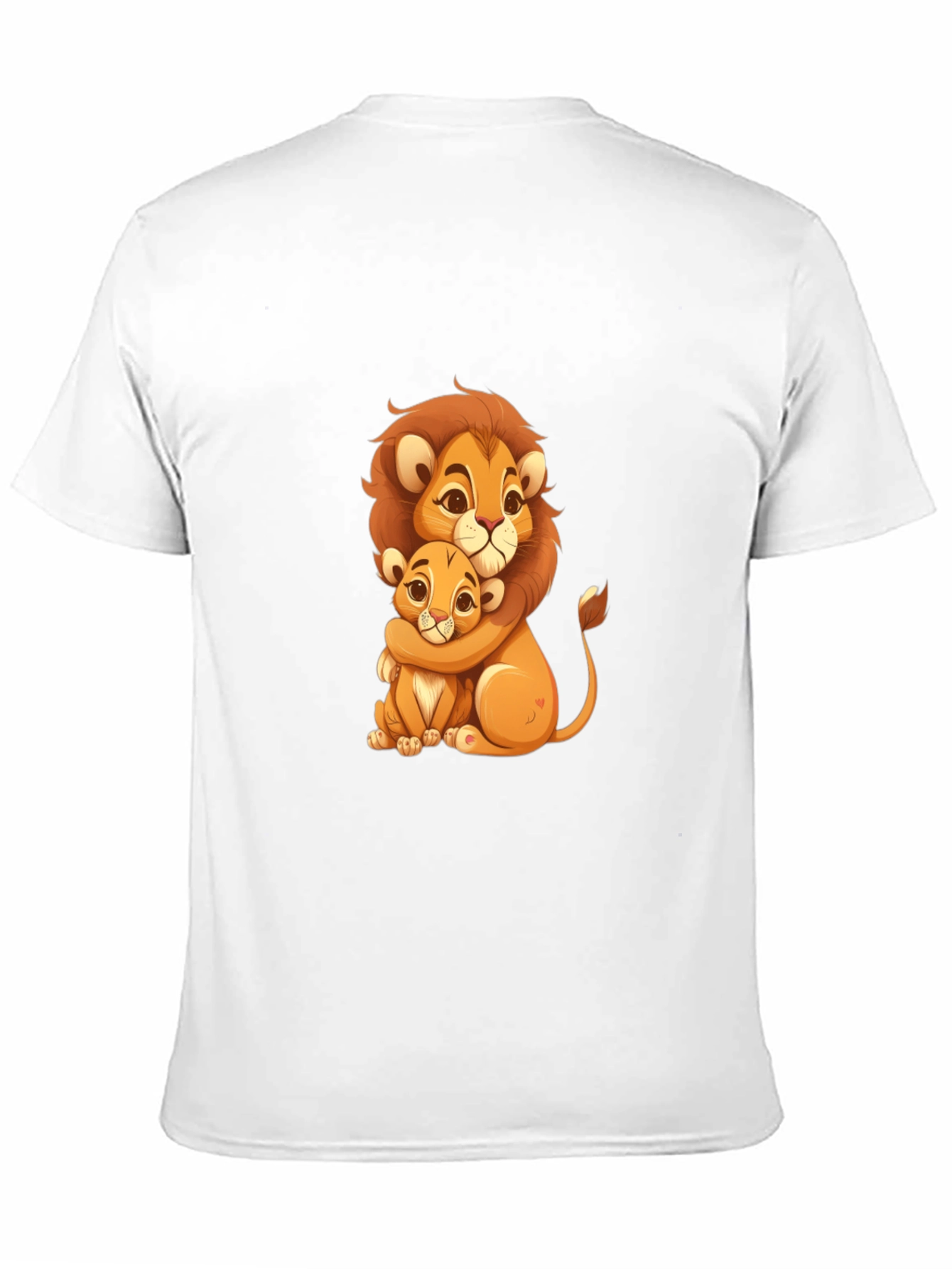 Lion King Cartoon Graphic Black Tee