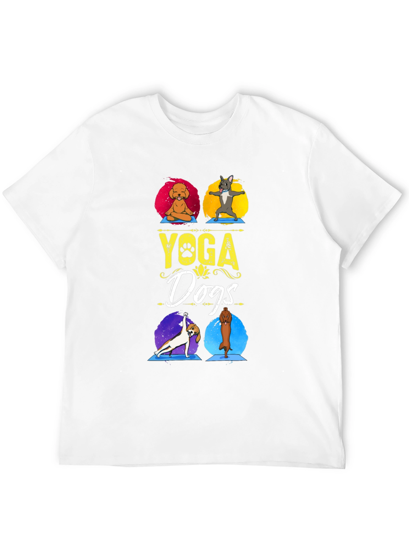 Yoga Dogs Graphic Tee - Relaxed Fit