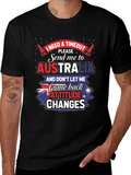 I Need a Timeout Australia Novelty Graphic T-Shirt