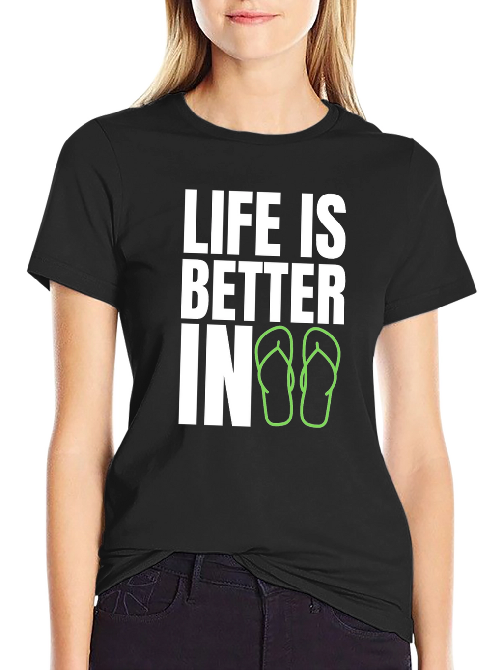 Life is Better In Flip Flops Graphic T-Shirt