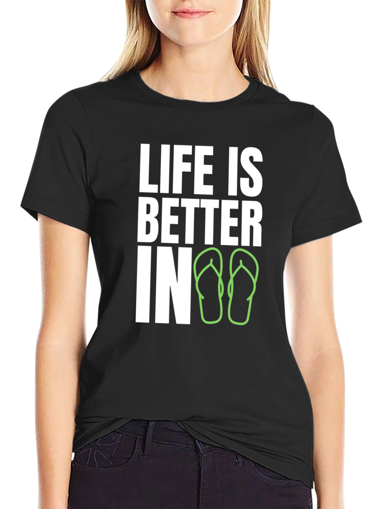 Life is Better In Flip Flops Graphic T-Shirt